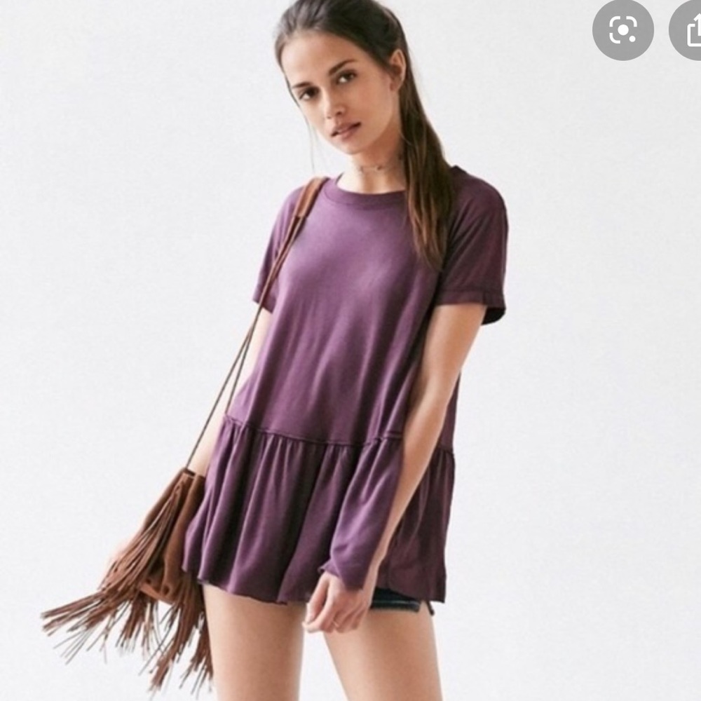 Truly madly deeply ruffle tee